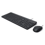 HP Teclado y Ratón con Cable 150 modelo 240J7AA#ABE, conjunto ergonómico y eficiente para ordenador