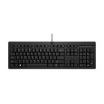 Teclado HP 125 USB con distribución WD y SKU 266C9A6#ABE. Adicionalmente, incluye 12 unidades.