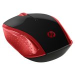HP Ratón inalámbrico modelo 200 en color Rojo Imperial, ideal para uso diario. SKU 2HU82AA#ABB