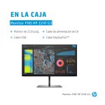 Monitor HP Z24f G3 de 23.8 pulgadas con resolución 1920 x 1080, Full HD en color plata, SKU 3G828AA#ABB