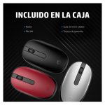 HP Ratón Bluetooth 240 en color negro con conexión inalámbrica. SKU 3V0G9AA