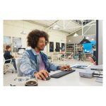 Imagen del HP Teclado Inalámbrico de Modo Dual 975 con teclas silenciosas, distribución QWERTY y conectividad Bluetooth, SKU 3Z726AA#ABE