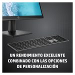 Imagen del HP Teclado Inalámbrico de Modo Dual 975 con teclas silenciosas, distribución QWERTY y conectividad Bluetooth, SKU 3Z726AA#ABE