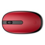 Ratón inalámbrico HP modelo Bluetooth 240 en color rojo, SKU 43N05AA#ABB, perfecto para usuarios que buscan conectividad sin cables.