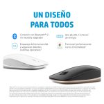 Ratón HP 410 Bluetooth de perfil bajo en color plata, modelo 4M0X5AA#ABB, ideal para uso diario con portátiles y PCs.