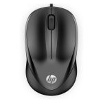 HP Ratón con cable modelo 1000, conectividad USB y resolución de 1000 DPI. SKU 4QM14AA#ABB