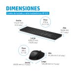 HP conjunto de teclado y ratón inalámbricos modelo 655 SKU 4R009AA#ABE, ideal para una configuración sin cables