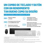 Combo de teclado y ratón inalámbricos HP, color negro, modelo 650, SKU 4R013AA#ABE