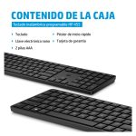 HP Teclado inalámbrico programable 455 con teclas personalizables, SKU 4R177AA#ABE. Ideal para PC.