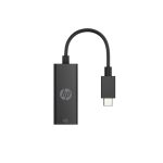 HP Adaptador USB-C a Ethernet con puerto RJ45, ideal para conexiones de red confiables. SKU: 4Z527AA