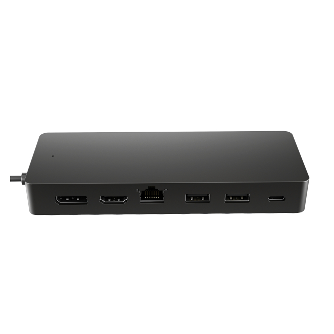 HP Concentrador multipuerto USB-C con múltiples conexiones HP Concentrador multipuerto universal USB-C con múltiples conexiones, modelo 50H55UT, ideal para expandir la conectividad de portátiles