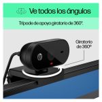 Imagen de la HP Cámara Web 320 FHD, resolución Full HD, modelo 53X26AA#ABB, ideal para videoconferencias y transmisiones en vivo