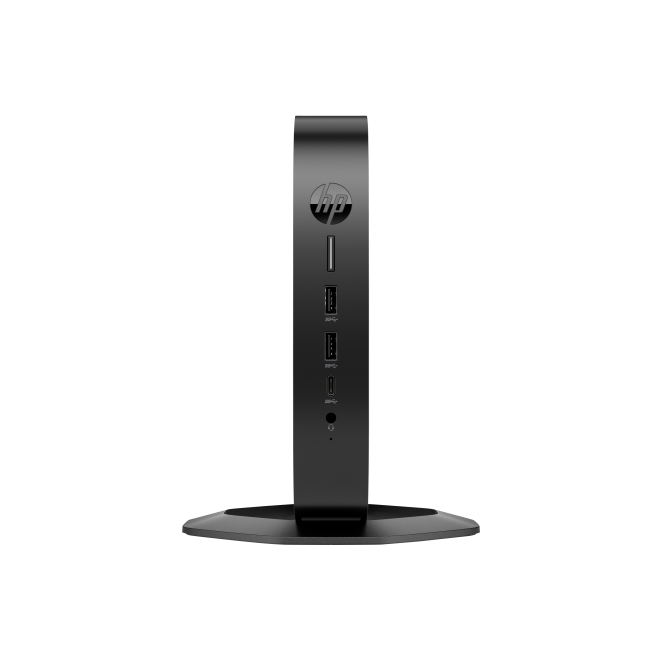 HP Elite t655 ThinPro 2.1GHz, PC de sobremesa ligero en negro HP Elite t655 con procesador 2.1 GHz, sistema operativo ThinPro, peso de 1.12 kg, color negro, SKU 5H0K5EA#ABE