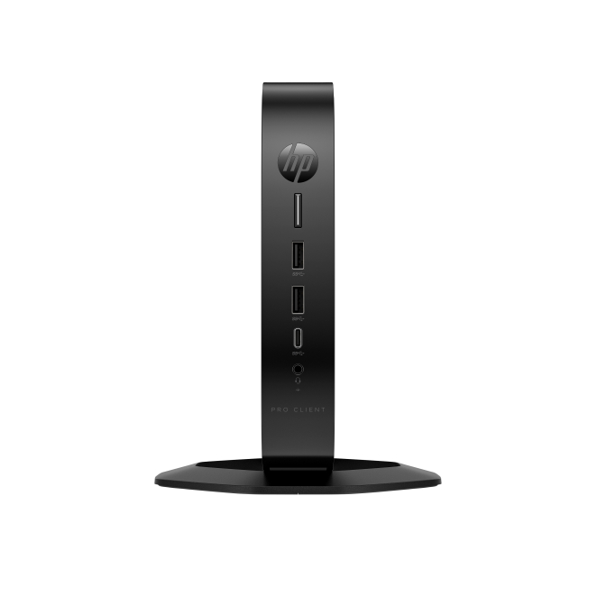 HP Pro t550 Mini PC con Windows 10 IoT y Procesador 2GHz Mini PC de sobremesa HP Pro t550 con procesador de 2 GHz, Windows 10 IoT Enterprise, peso de 1,3 kg y color negro. SKU: 5H0M6EA#ABE