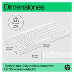 HP Teclado Multidispositivo Compacto 350 con Bluetooth, SKU: 692T0AA#ABE