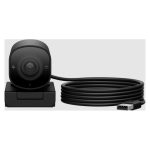 HP Cámara web 4K para retransmisiones, modelo 965, SKU 695J5AA#ABB. Alta calidad de imagen y micrófono integrado.