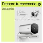 HP Webcam 4K para streaming, modelo 960 con SKU 695J6AA#ABB, diseñada para una imagen ultra nítida y fluida