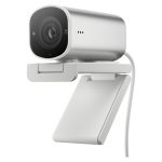 HP Webcam 4K para streaming, modelo 960 con SKU 695J6AA#ABB, diseñada para una imagen ultra nítida y fluida