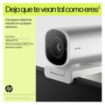 HP Webcam 4K para streaming, modelo 960 con SKU 695J6AA#ABB, diseñada para una imagen ultra nítida y fluida