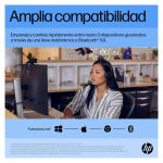 HP Ratón Silencioso Recargable modelo 710 con conectividad inalámbrica y diseño ergonómico. SKU 6E6F2AA#ABB