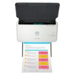 HP Scanjet Pro 2000 s2, escáner alimentado con hojas, resolución 600 x 600 DPI, tamaño A4, color negro y blanco. SKU: 6FW06A#B19