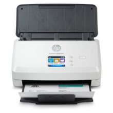 Escáner HP Scanjet Pro N4000 snw1 con alimentación de hojas, 600 x 600 DPI, tamaño A4, en colores negro y blanco. SKU 6FW08A#B19.