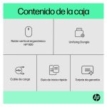 HP Ratón inalámbrico ergonómico modelo 920, cómodo y fácil de usar, SKU 6H1A4AA#ABB