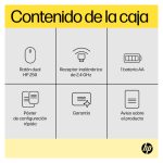 HP Ratón Dual 250, conectividad inalámbrica, precisión óptica y SKU 6V2J7AA#ABB