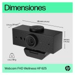 HP Cámara web 625 FHD con resolución Full HD y micrófono incorporado, SKU 6Y7L1AA#ABB