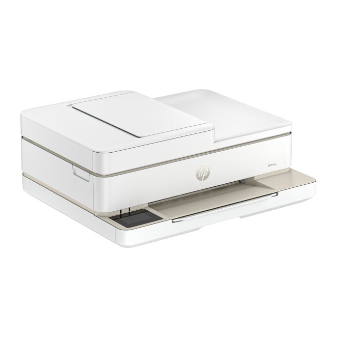 HP ENVY 6520e Inalámbrico All-in-One Color Impresora, Instant Ink; Impresión de fotografías 2 Impresora HP ENVY 6520e en uso