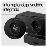 HP Cámara web 430 FHD con resolución Full HD, micrófono integrado y fácil instalación. SKU 77B11AA#ABB