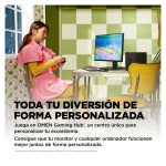 Monitor gaming HP OMEN de 27 pulgadas con resolución QHD y tasa de refresco de 165 Hz. SKU 780H4E9#ABB