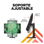 Monitor gaming HP OMEN de 27 pulgadas con resolución QHD y tasa de refresco de 165 Hz. SKU 780H4E9#ABB