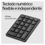 HP Teclado inalámbrico ergonómico modelo 965, diseño cómodo y elegante, SKU: 7E756AA#ABE