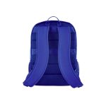 Mochila HP Campus en color azul, ideal para portátiles y accesorios, con gran capacidad y compartimentos diversos. SKU: 7K0E5AA