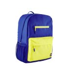 Mochila HP Campus en color azul, ideal para portátiles y accesorios, con gran capacidad y compartimentos diversos. SKU: 7K0E5AA