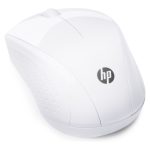 Imagen del ratón inalámbrico HP 220 en color blanco nieve, diseñado para ofrecer conexión confiable y sin cables. SKU 7KX12AA#ABB.