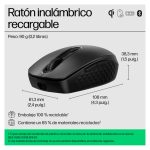 Imagen del HP Ratón inalámbrico recargable 690, con diseño ergonómico y alta precisión, SKU 7M1D4AA#ABB