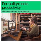 HP Teclado multidispositivo Bluetooth modelo 460 con conectividad inalámbrica, SKU 7N7B8AA#ABE