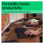 HP Teclado inalámbrico de modo dual modelo 475, SKU 7N7B9AA#ABE, con conectividad robusta y diseño ergonómico.