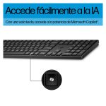 Conjunto de teclado y ratón inalámbricos HP 655 con diseño ergonómico, negro, SKU 860P8AA#ABE