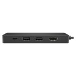 El concentrador de viaje HP USB-C G3, SKU 86T46AA#ABB, es un accesorio portátil ideal para expandir conexiones USB, HDMI y Ethernet en laptops.