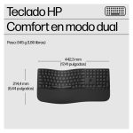 HP Combo de teclado y ratón modelo 685 Comfort con modo dual, SKU 8T6L7UT#ABE, perfecto para una experiencia de escritura y navegación fluida y cómoda