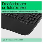 Teclado HP 680 Comfort en modo dual, con diseño ergonómico y SKU 8T6L8AA#ABE