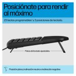 Teclado HP 485 Comfort con conexión por cable, diseño ergonómico y suave al tacto para una experiencia de escritura cómoda, SKU 8T6M2AA#ABE