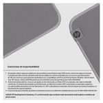 HP Alfombrilla de Ratón Sanitizable, Modelo 100 con resistencia a manchas y limpieza fácil. SKU 8X594AA