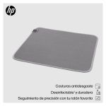 HP Alfombrilla de Ratón Sanitizable, Modelo 100 con resistencia a manchas y limpieza fácil. SKU 8X594AA