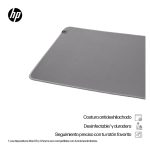HP Alfombrilla de escritorio desinfectable, modelo 205, SKU 8X597AA, ideal para ratones, resiste limpieza constante