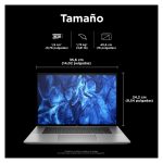 Portátil HP ZBook Studio G11 con procesador Intel Core Ultra 9 y GPU NVIDIA RTX 3000, 32GB DDR5-SDRAM, 1TB SSD, Pantalla de 16 pulgadas WUXGA, SKU 98L30ET#ABE