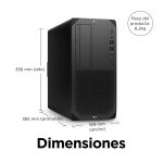 Ordenador de sobremesa HP Z2 G9, procesador Intel Core i9 i9-14900K, 32 GB DDR5-SDRAM, 1 TB SSD, Windows 11 Pro. SKU: 996Y1ET#ABE.